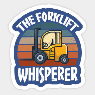 Forklift Whisperer 1 Sticker